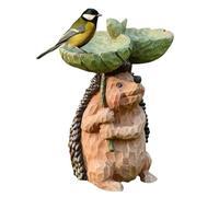 Statue da Giardino Statuette Decorative a Riccio | Statua Animale da Giardino e Ornamenti per Patio Interno Prato Portico Balcone Finestra Sentiero Cortile Fattoria Casa