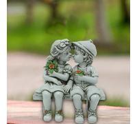 Statue da ragazzo e ragazza che bacia decorazioni all'aperto moderna per
