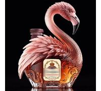 Statue Decanter Whisky, Scultura Di Decanter Per Whisky A Forma Di Fenicottero, Statua Di Animale, Oggetto Artigianale Che Rappresenta L'amore, Regalo Perfetto(D)