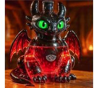 Statue Decanter Whisky, Scultura In Bottiglia Di Whisky A Forma Di Dinosauro Volante Da 500 Ml, Graziosa Statuetta A Forma Di Drago, Artigianato Squisito, Regalo Perfetto(C)