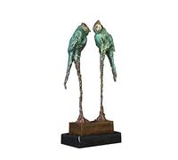 Statue Decorative per la Decorazione della casa Statua Astratta in Bronzo Scultura di Uccelli Masquerade Animal Metal Craft Figurine - Martin Klein Ornaments