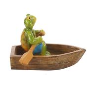 Statue Del Giardino Degli Animali - Scultura Di Decorazione Dello Stagno | Figurine A Forma Di Tartaruga Rana Fluttuante | Piscina Per Il Giardino Serbatoio Pesce | POND FENE PATIO YARD | Impe