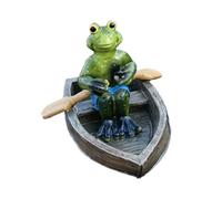 Statue Del Giardino Degli Animali - Scultura Di Decorazione Dello Stagno | Figurine A Forma Di Tartaruga Rana Fluttuante | Piscina Per Il Giardino Serbatoio Pesce | POND FENE PATIO YARD | Impe
