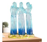 Statue dell'amicizia per donne e amiche, decorazione per la casa in resina, scultura per amicizie sorelle, per casa, compleanno, Natale, festa della mamma, camino, interno ufficio