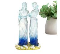 Statue dell'amicizia per le amiche | Oggetto da collezione in resina, decorazione da desktop per sorelle - per donne femminili. La statua dispone di un traslucido che porta il camino interno