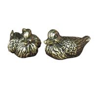 Statue Di Anatre Mandarine Ottone Figurina Decorativa Arredamento Della Camera