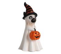Statue di animali di - Fantasma bianco Halloween, ornamenti spaventosi per feste | Collezione di case infestate per le vacanze stagionali, soggiorno libreria camera da espositore da tavolo