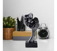 Statue di bacio della scultura a faccia astratta per la sala di studio della