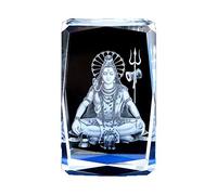 Statue di Buddha Indiano Scultura Shiva Dea Durga Figurina Crystal Crystal Inner Stringe Decoration Ornaments Home Interior Decorative Oggetti, Una Collezione d'Arte