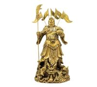 Statue di Buddha per Decorazioni per la casa Soggiorno Scaffale per Libri Ottone Guan Gong Ornamenti Decorazione per casa e Ufficio Artigianato Creativo per Il culto Collezionismo e Figurine