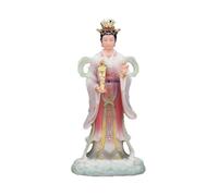 Statue di Buddha per la Decorazione della casa Giada Bianca Statua Bixia Yuanjun Ornamenti per Statue Soggiorno Portico Studio Ornamenti per Il culto della casa Oggetti da Collezione e Figurine