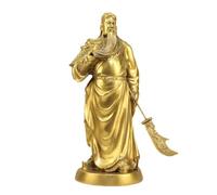 Statue di Buddha per la Decorazione della casa Ottone Guan Gong Statua Ornamenti Dio della ricchezza Soggiorno Ufficio Decorazione della casa Ornamenti Scaffale Scultura da Collezione e