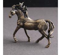Statue di cavalli Scultura di animali Opere d'arte natalizie Figurine in