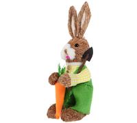 Statue di coniglio statua paglia decorata coniglietto decorativo coniglietto da