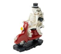 Statue Di Coppia Di Scheletri Gotici | Scultura Di Resina Gotica Decor Di Halloween | Design Di Lunga Durata Squisita Figurina Da Da Collezione Per Display Da Tavolo, Decorazioni Per Le Vacanze
