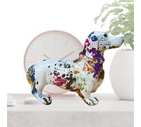 Statue Di Culo Dipinte, Figurina Creativa Del Cane, Graffiti Dipinti Figurine Del Bassotto Colorate, Graffiti Cupola Scultura Per Cani Statue Art Figurina Per Soggiorno Camera Da Letto