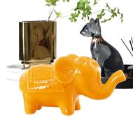 Statue di elefante in ceramica - Ornamenti desktop di buona, decorazioni di elefanti per soggiorno Family Hall Farmhouse feste a livello di vassoio