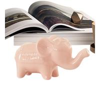 Statue di elefante in ceramica - Ornamenti desktop di buona, decorazioni di elefanti per soggiorno Family Hall Farmhouse feste a livello di vassoio