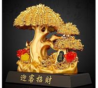Statue di figurina da Collezione Ornamento Desktop per Arredamento per uffici per la casa, la Fortuna Si accoglie i visitatori Pino Fare Una Fortuna in Contanti arredare Ornamenti Artigianali in