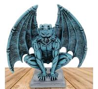 Statue di gargoyle all'aperto | Gargy alata Scultura custode - con le Mani sul Terreno decorazione di statuetta gotica per il patio, il portico, la recinzione.