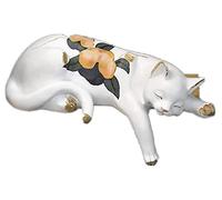 Statue di Gatti, sculture di Gatti, Ornamenti Artigianali, Statuette dipinte in Resina, Decorazioni per balconi da Esterno con Simulazione di Giardino