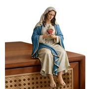 Statue di madre beneda, statuetta religiosa, ornamento da tavolo Benedetto Maria, per casa, ingresso, , libreria, scrivania, comodino, studio, soggiorno, camera da