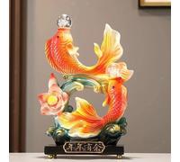 Statue di pesce cinese I pesci che giocano a carpa che saltano per la camera