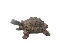 Statue di Rame Pura Statua in Bronzo Tartaruga Statuetta Ottone Rettile figurina Moderna Decorazione per la casa Desktop da Ufficio Interno Desktop Fortunato Feng Shui Decorazioni Ornamenti tè Pet, 3