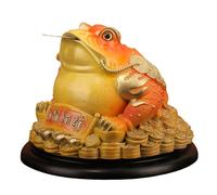 Statue di Rane Portafortuna in Rame Puro per Decorazioni per la casa Feng Shui - Dio della ricchezza e della Fortuna, Regali, Rana Portafortuna, Rana