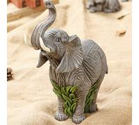 Statue e Figurine di Elefanti Decorazioni per la casa, Scultura Feng Shui rivolta Verso l'Alto per buona Fortuna, ricchezza, Statuetta fortunata, Perfetta per la Decorazione dell'ufficio