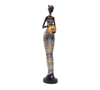 Statue E Sculture Africane | Arte Da Collezionare Figura delle Donne Africane, Ornamenti Vintage Fatti A Mano per Biblioteca, Decorazione Entrata O Soggiorno