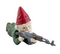 Statue Gnome - Arredamento Nano Da Giardino | Ornamento Della Scultura Di Warrior Di Battaglia | Figurina Resistente Agli Agenti Atmosferici Per Cortile Del Giardino Da | Camera Da Letto