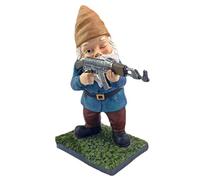 Statue Gnome - Arredamento Nano Da Giardino | Ornamento Della Scultura Di Warrior Di Battaglia | Figurina Resistente Agli Agenti Atmosferici Per Cortile Del Giardino Da | Camera Da Letto