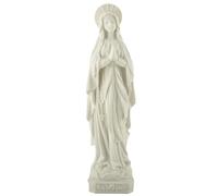 Statue madre benedette, statue di Maria 11in resina, realistica della Vergine di Vergine, simbolo di pace per casa, battesimi e vacanze religiose decorazioni
