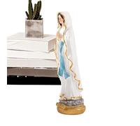 Statue religiose cattoliche, statuette sacre in resina per la casa, 29 cm, decorazione fatta a mano, artigianato per casa, chiesa, giardino, interno, esterno, preghiera, patio, ingresso patio