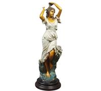 Statue Sculture Scultura in Bronzo della dea Autunnale Carpo - Statua di divinità stagionale squisita Realizzata a Mano, Arte in Metallo Bronzo per la casa e l'arredamento, og