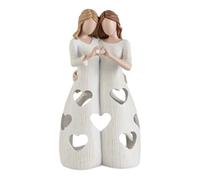 Statue sorella in resina, statue decorative, amicizia, scultura da collezione, monumento artistico | da tavola per compleanno, relazione sorella, donne, decorazione della casa, soggiorno,