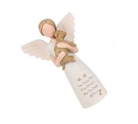 Statuetta a forma di angelo, angelo dell'amicizia, regalo commemorativo per animali domestici, decorazione per la casa, commemorazione per cani, perdita di cane