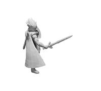 Statuetta Amiibo Custom per Super Smash Bros Ultimate Eroe Erdrick 3D
