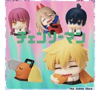 Statuetta Anime di Chainsaw Man, Figurina di Aki Denji e Makima Dormienti, Decorazione da Scrivania, Accessorio da Tavolo, Giocattolo Regalo