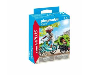 Statuetta Articolata Playmobil Special Plus Bicicletta Excursion 70601 [14 pc