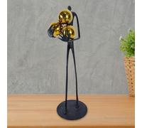 Statuetta astratta creativa della statua della gente che tiene le palle d'arte