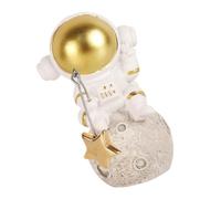 Statuetta Astronauta Creativa in Resina, Decorazione Oro per Scrivania