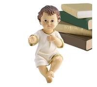 Statuetta Bambino Gesù | Scultura Presepe Di Natale in Resina,Statua E Ornamenti In Miniatura Cristiani, Decorazioni per Chiesa, Famiglia E Casa
