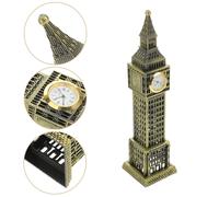 Statuetta Big Ben retrò in metallo Big Ben Craft Figurina Big Ben Statua