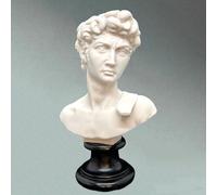 Statuetta Busto David Michelangelo Statuette Decorativa Statuina Statuine bianco