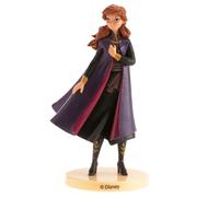 Statuetta Cake Topper Anna Frozen II per Decorazione Torta, 9.5 cm