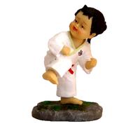 STATUETTA CERAMICA KARATE GIAPPONESE SHOTOKAN GOJU FIGURES BUDO KARATEKA