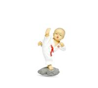 STATUETTA CERAMICA KARATE WKF TANG SU DO KARATE COREANO ARTI MARZIALI