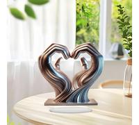 Statuetta con gesti della mano, statua del dito dell'amore, per libreria,